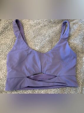 lululemon Nulu Twist-Front Scoop-Neck Open Back buttery soft Sports Bra